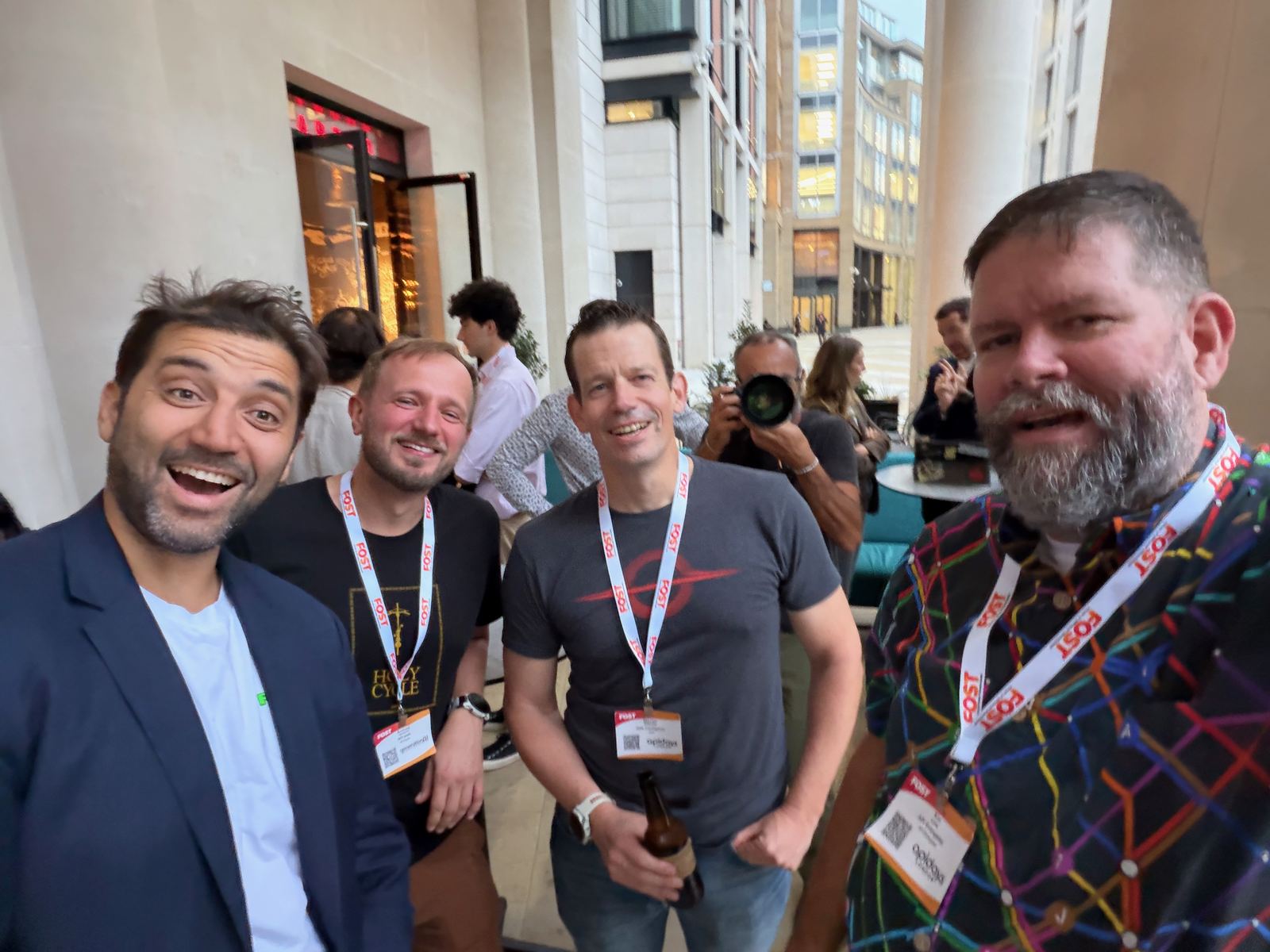 Medhi, Andrejz, Steve, and I