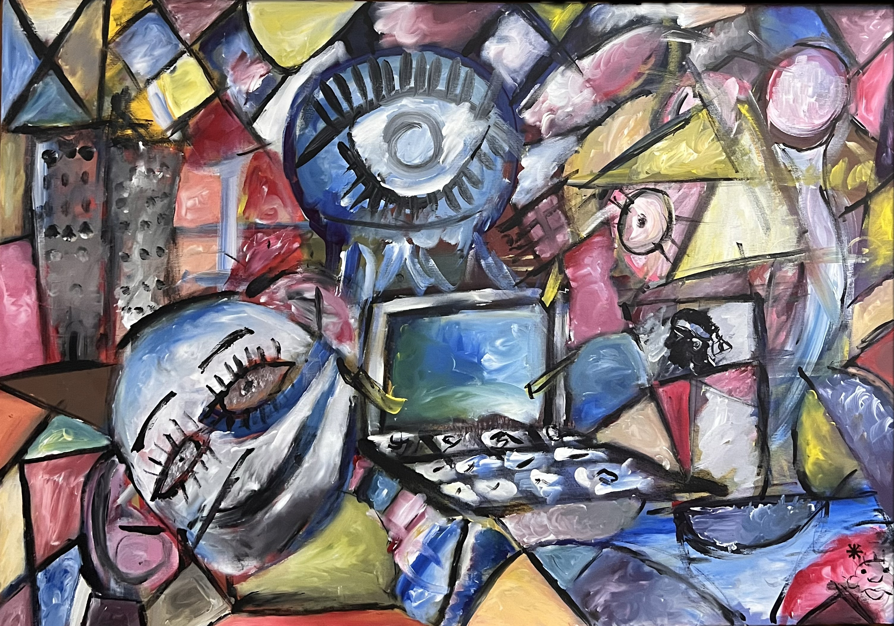 Cover: a piece I made with my son.